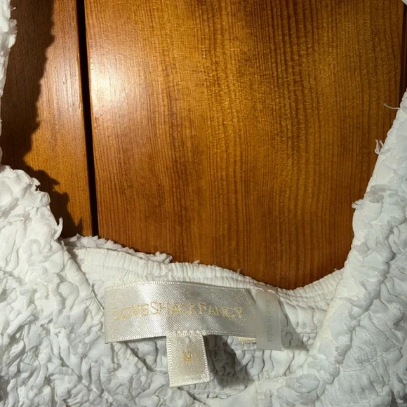 LoveShackFancy Textured White Dress - Picture 4 of 5